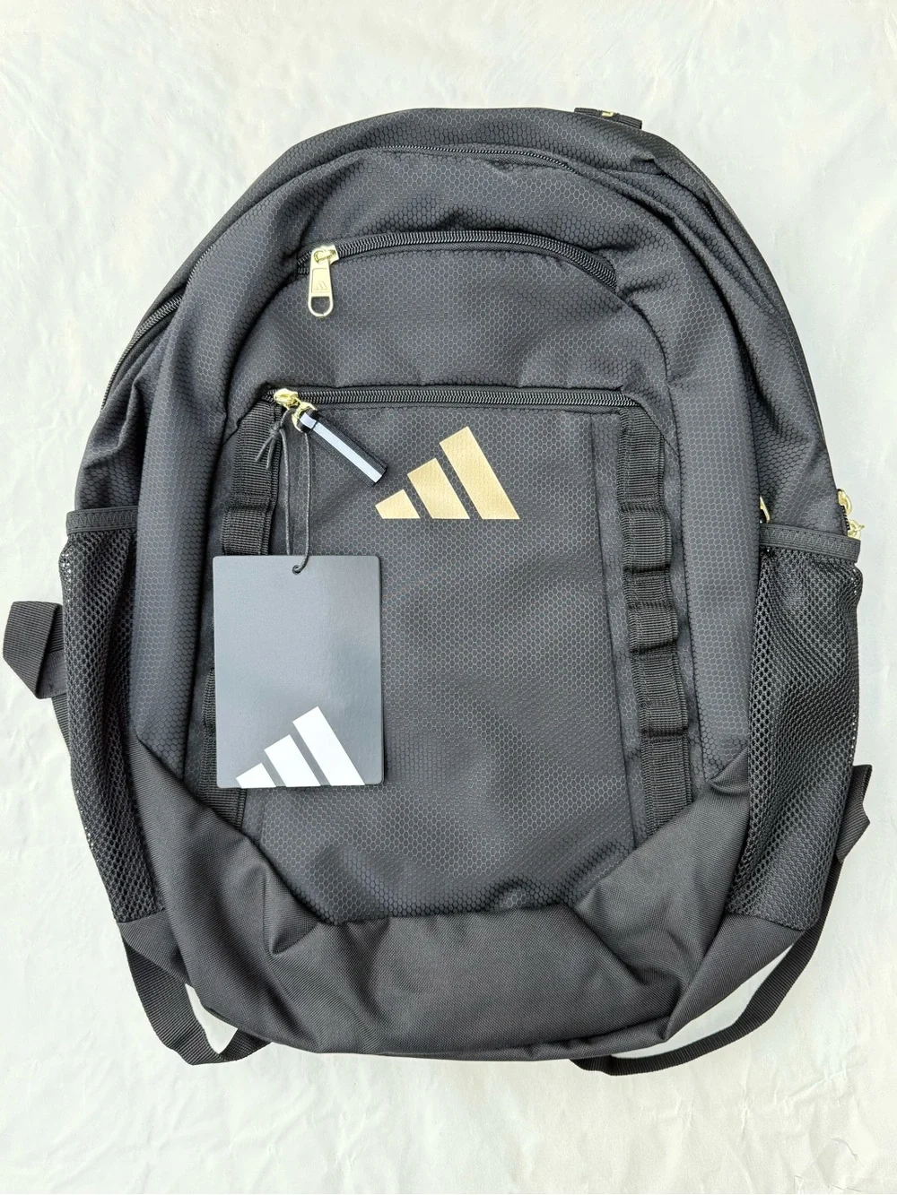 Adidas Excelerator - Black & Gold Backpack - Brand New With Tags